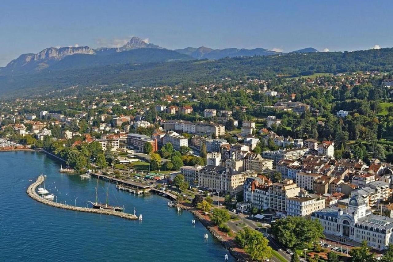 Appartement Hyper Centre Evian - Cote Theatre 外观 照片