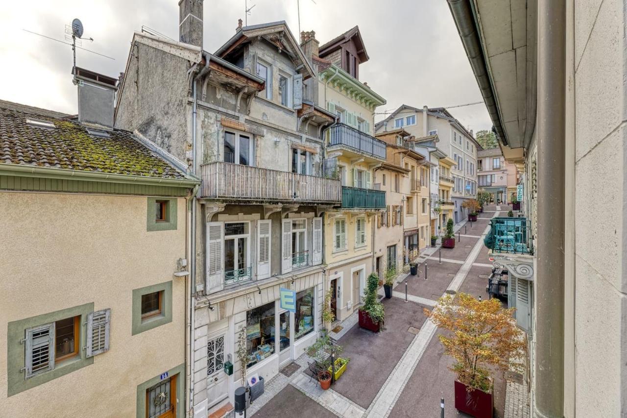 Appartement Hyper Centre Evian - Cote Theatre 外观 照片